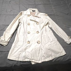 Double Breasted Daisy Fuentes Trench Coat